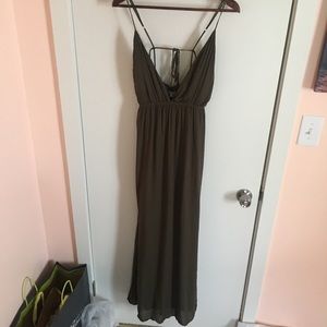 NWT Maxi Dress forest green from Tobi